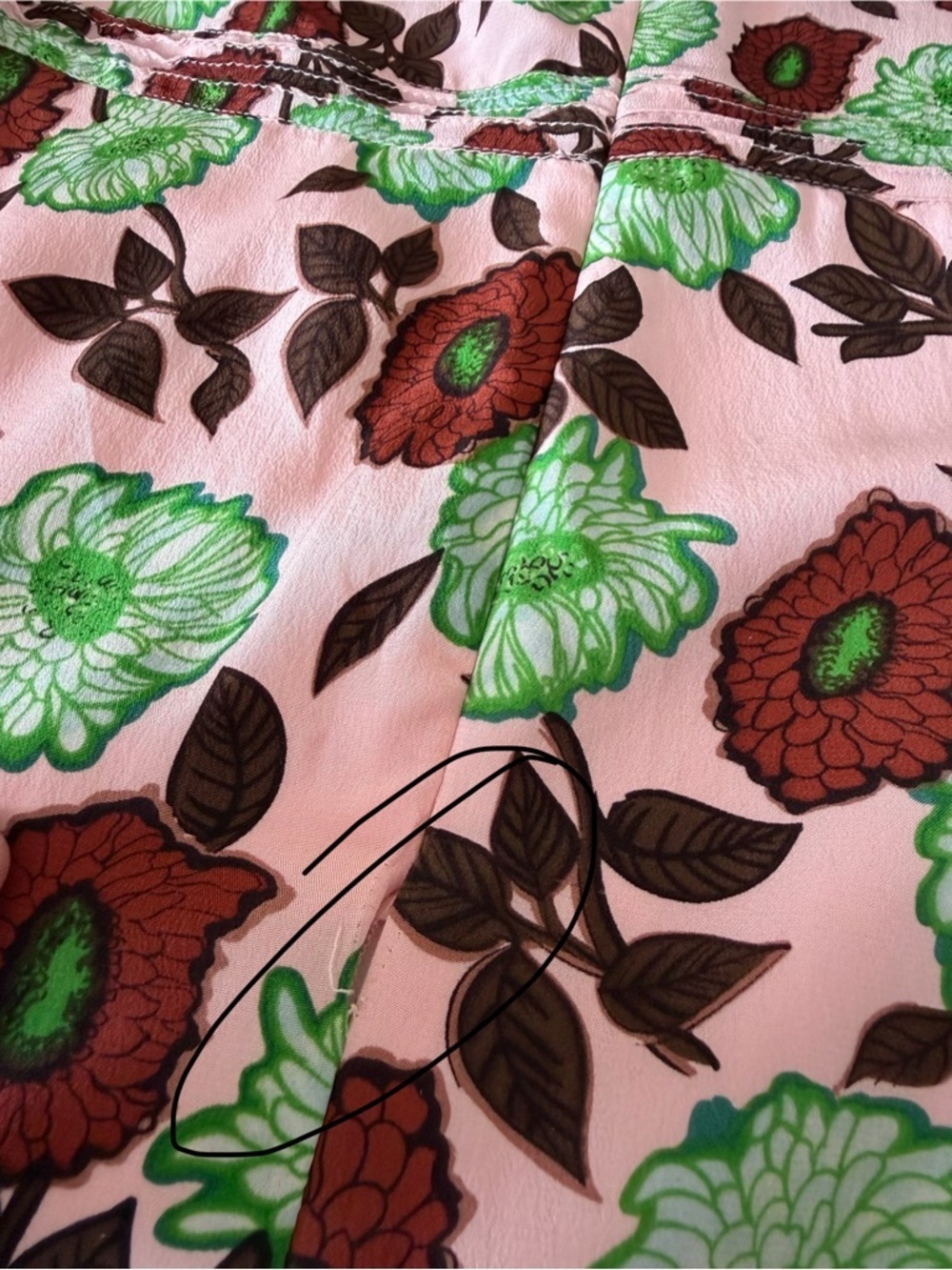 Sandro Antropique Floral Print Silk Dress size 40/ US 8 - Picture 13 of 13